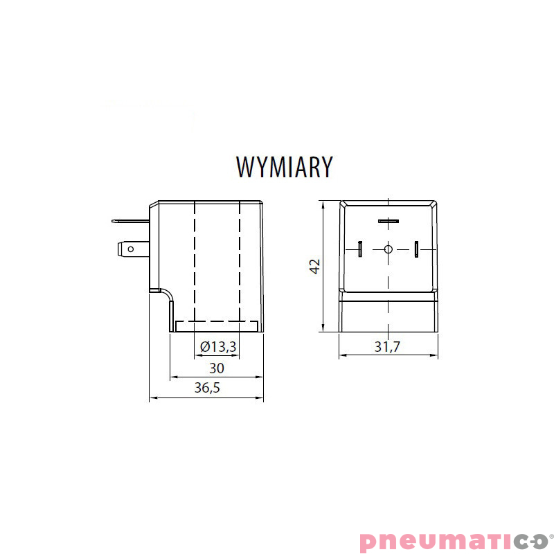 Cewka RQE typ CS22 12V DC klasa H RQS RQECS22H0