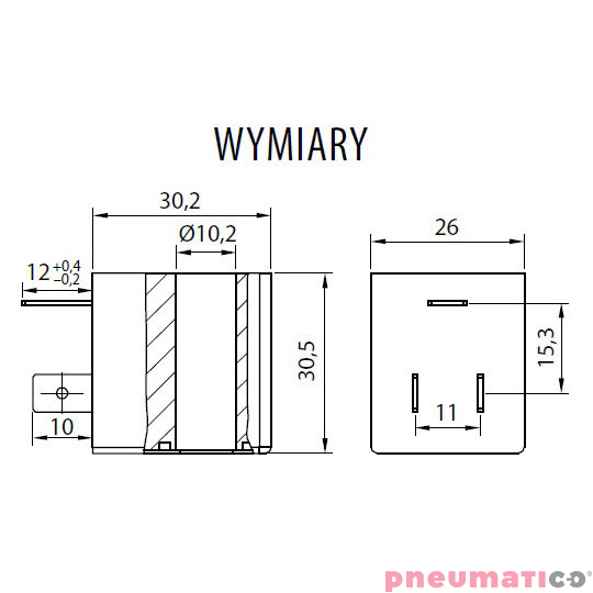 Cewka RQE typ CS31 12V DC klasa H RQS RQECS31H0