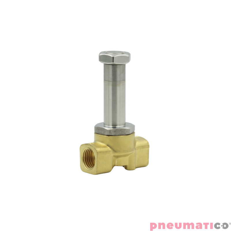 Zawór RQE TYP ED11 G1/4" DN1.5 2/2 NC mosiądz VITON RQS RQEED111.5FG02MSV bez cewki Zawór RQE TYP ED11 G1/4" DN1.5 2/2 NC mosiądz VITON RQS RQEED111.5FG02MSV bez cewki