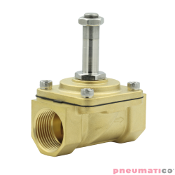 Zawór membranowy RQE typ EL12 G3/8" DN12 2/2 NC mosiądz VITON RQS RQEEL1212FG03MSV-AC bez cewki