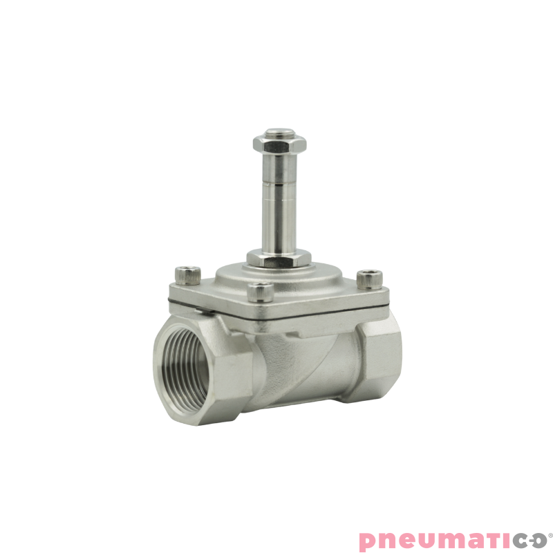 Zaw&oacute;r membranowy RQE typ EL41 G3/4" DN20 2/2 NC nierdzewny VITON RQS RQEEL4220FG06S4V-AC bez cewki