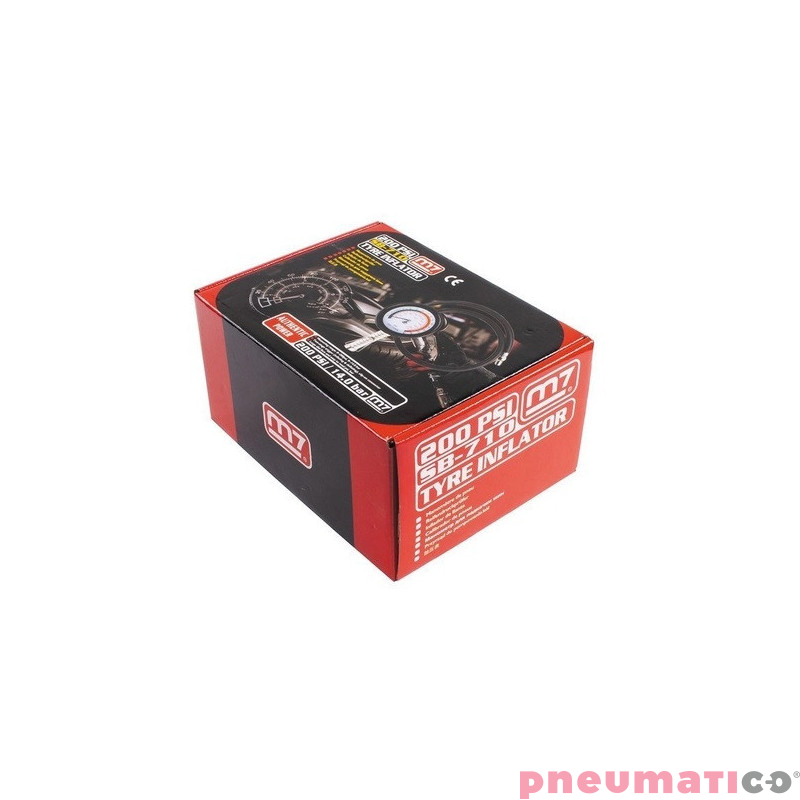 Pistolet do pompowania k&oacute;ł z końc&oacute;wką kątową SB-710Plus Mighty Seven M7