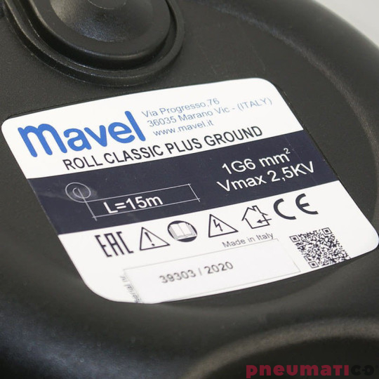 Zwijadło elektryczne 1x6mm MAVEL 811500 15m