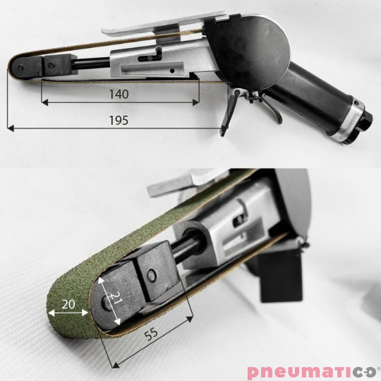 Szlifierka taśmowa Shinano SP-1380 20x520 mm