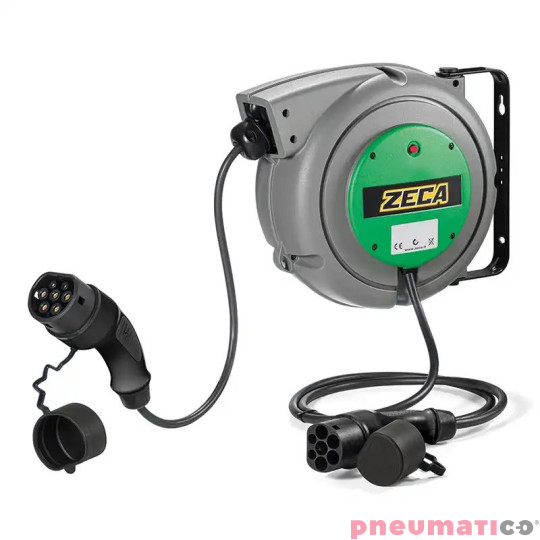 Zwijacz kablowy do aut elektrycznych 5m Typ 2 3G2,5+1x0,5 Zeca EV3162 Zwijacz kablowy do aut elektrycznych 5m Typ 2 3G2,5+1x0,5 Zeca EV3162