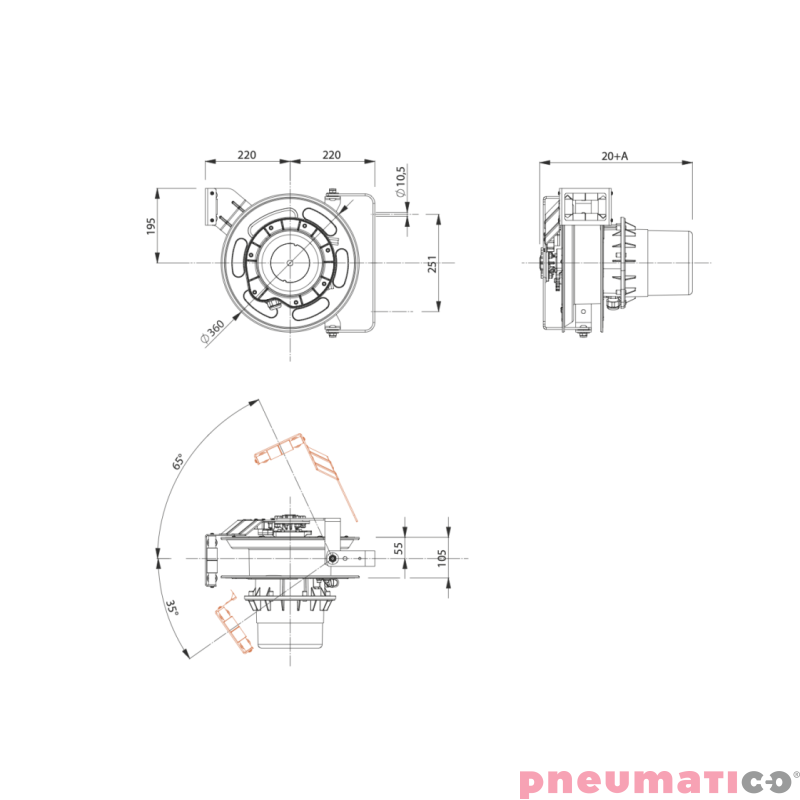 Zwijacz kabla do ładowania auta 8m Typ 1 3G6+1x0,5 Zeca EV6321 Zwijacz kabla do ładowania auta 8m Typ 1 3G6+1x0,5 Zeca EV6321