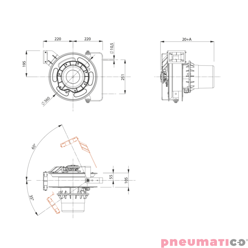 Zwijacz kabla do ładowania auta 8m Typ 2 3G6+1x0,5 Zeca EV6322 Zwijacz kabla do ładowania auta 8m Typ 2 3G6+1x0,5 Zeca EV6322