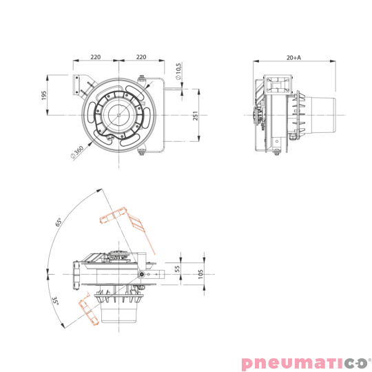 Bęben kablowy Zeca EV6322T Bęben kablowy Zeca EV6322T