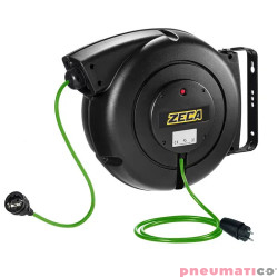 Przedłużacz "bezpieczny" z automatycznym zwijaniem 20m z gniazdem Schuko Zeca 7325/GSSAFE