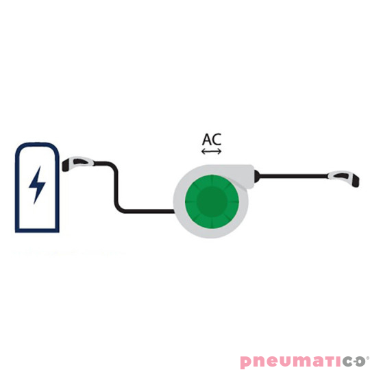 Zwijacz wallbox do ładowania auta elektrycznego 5m Zeca Typ 2 EV3162WB