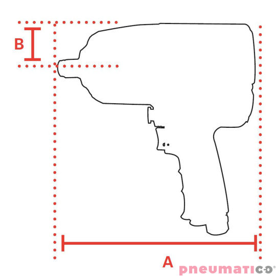 Klucz udarowy pneumatyczny 1/2" 1850Nm ATEX RED ROOSTER RRI-2100M-EX Klucz udarowy pneumatyczny 1/2" 1850Nm ATEX RED ROOSTER RRI-2100M-EX