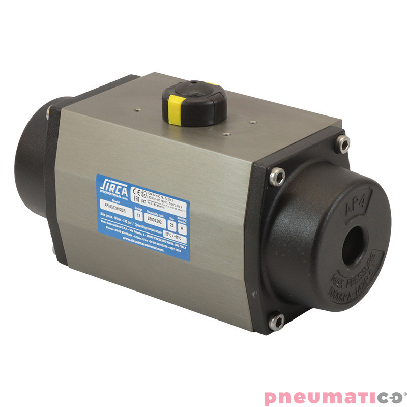 Pneumatyczny napęd obrotowy podwójnego działania AP04DA 100 NBR SIRCA Pneumatyczny napęd obrotowy podwójnego działania AP04DA 100 NBR SIRCA