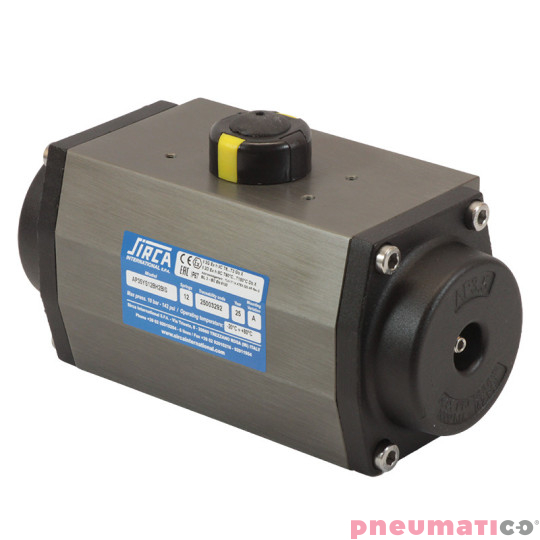 Pneumatyczny napęd obrotowy podwójnego działania AP35DA 85 NBR SIRCA Pneumatyczny napęd obrotowy podwójnego działania AP35DA 85 NBR SIRCA