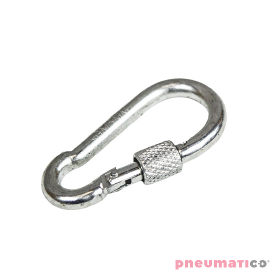 Karabińczyk do lin z zabezpieczeniem 5mm DIN5299D JG-0005