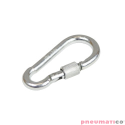 Karabińczyk do lin z zabezpieczeniem 7mm DIN5299D JG-0007