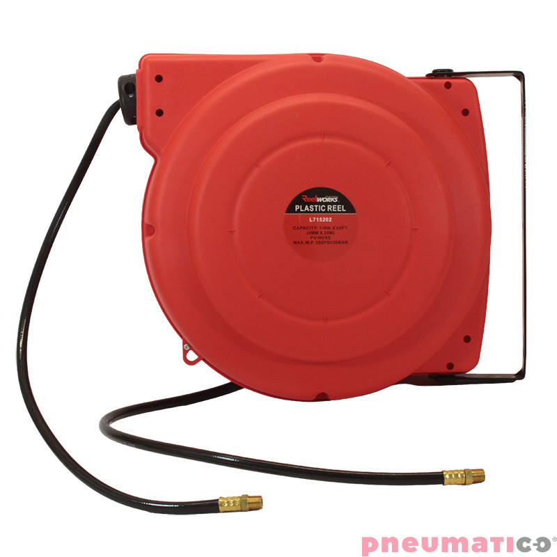 Zwijadło pneumatyczne Reel Works 12x8mm 20m Zwijadło pneumatyczne Reel Works 12x8mm 20m