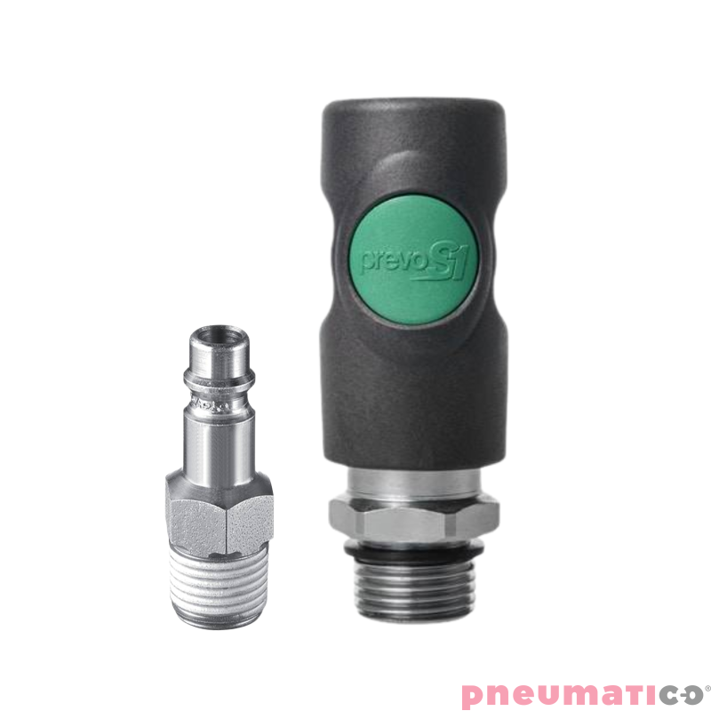 Szybkozłączka bezpieczna PREVOST PrevoS1 gwint 3/8" Z ESI 071152 + Kr&oacute;ciec Gratis