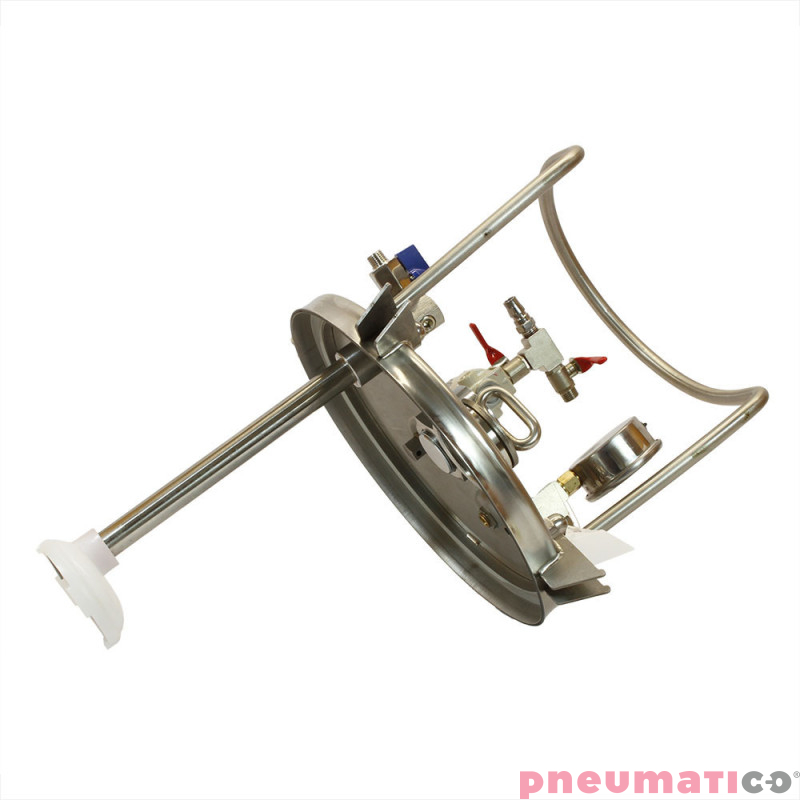 Zbiornik ciśnieniowy do malowania nierdzewny 20L bez mieszadła Agregat malarski ZB20SS Pneumatico Tank