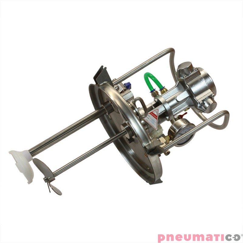 Zbiornik ciśnieniowy do natrysku nierdzewny 40L z mieszadłem Agregat malarski MP40SS Pneumatico Tank