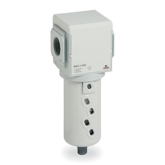 Filtr powietrza serii MX G1" z p&oacute;łautomatycznym spustem kondensatu 5&mu;m Camozzi MX3-1-F10