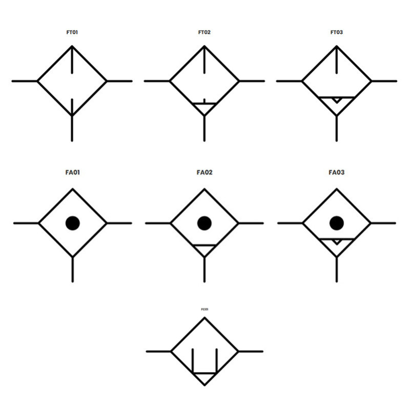 Filtr powietrza serii MX G1/2" z p&oacute;łautomatycznym spustem kondensatu 25&mu;m Camozzi MX2-12-F00