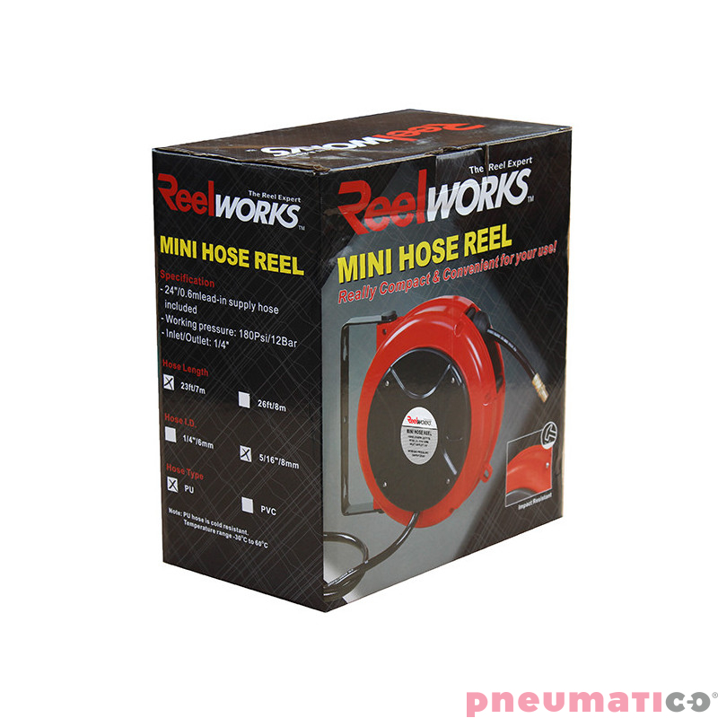 Zwijadło pneumatyczne REEL WORKS L7107073 12x8mm 7m