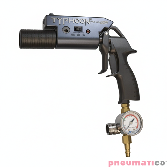 Pistolet jonizujący antystatyczny jonizujący TYPHOON ION MASTER do lakierowania ANEST IWATA + manometr Pistolet jonizujący antystatyczny jonizujący TYPHOON ION MASTER do lakierowania ANEST IWATA + manometr