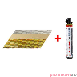 Gwoździe łączone papierem PNEUMATICO 3.1/90 NK 1op.- 3.000szt. GAZ