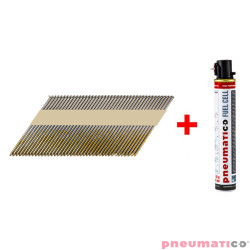 Gwoździe łączone papierem PNEUMATICO 3.1/90 BK 1op.- 3.000szt. GAZ