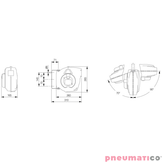 Zwijadło pneumatyczne MAVEL 804250 6x10mm 12M