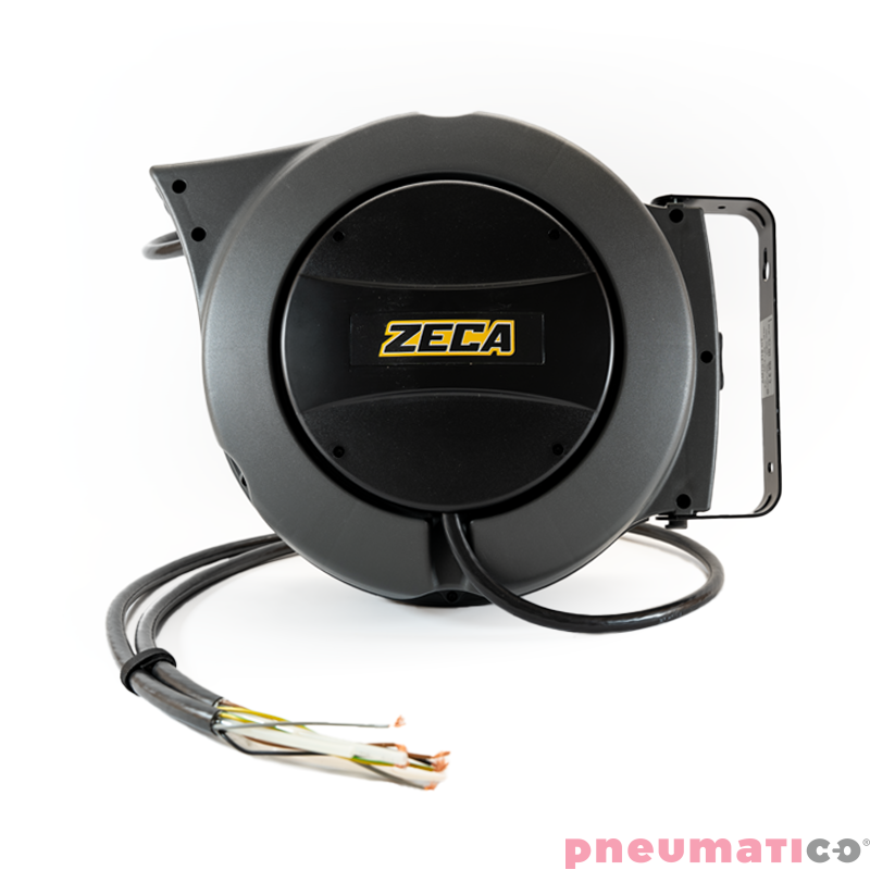 Zwijadło elektryczno-powietrzne 4x1,5mm&sup2; TWIN REEL ZECA AM70/415CT CT 9+1,5m