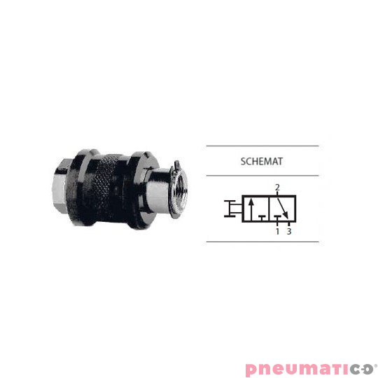 Zaw&oacute;r ręczny suwakowy TEKMA 3/2