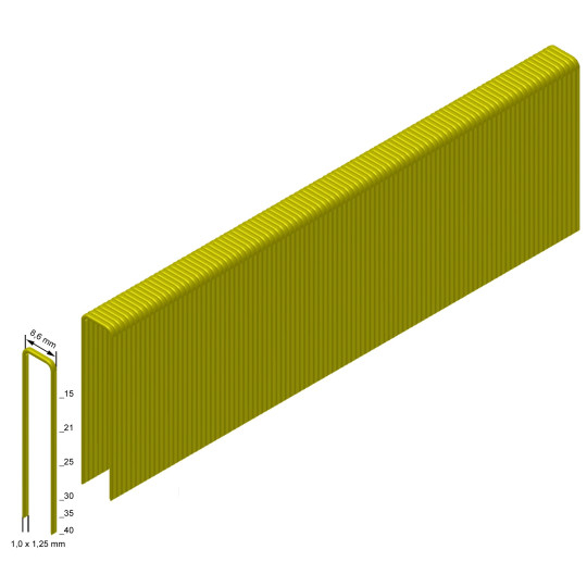 Zszywka typ H-18 stolarska 1op.- 10.000szt.