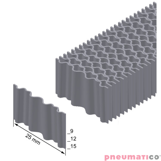 Zszywka typ WN15 falista Stanley Bostitch 1op.- 900szt.  