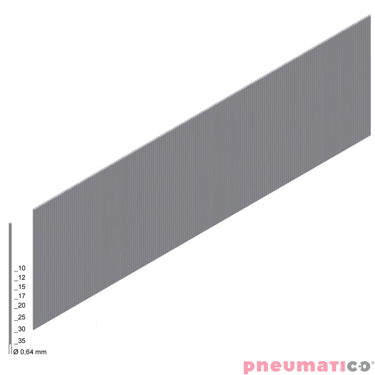 Sztyfty bezłebkowy 6/18 bez łebka 1op.-20.000szt Sztyfty bezłebkowy 6/18 bez łebka 1op.-20.000szt