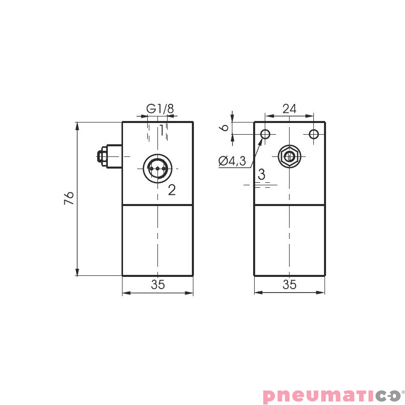 Generator impuls&oacute;w 900.18.2N PNEUMAX