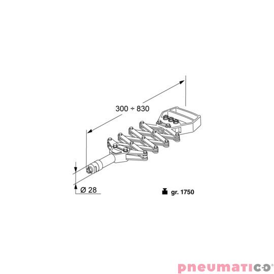 Nitownica akumulatorowa do nitów zrywalnych FAR EB 400 Nitownica akumulatorowa do nitów zrywalnych FAR EB 400