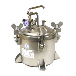 Zbiornik ciśnieniowy ze stali nierdzewnej do natrysku/malowania 10l bez mieszadła SN10