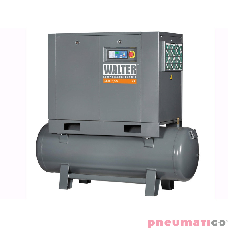 Kompresor śrubowy WALTER SKTG 55 [8/10/15 bar] 