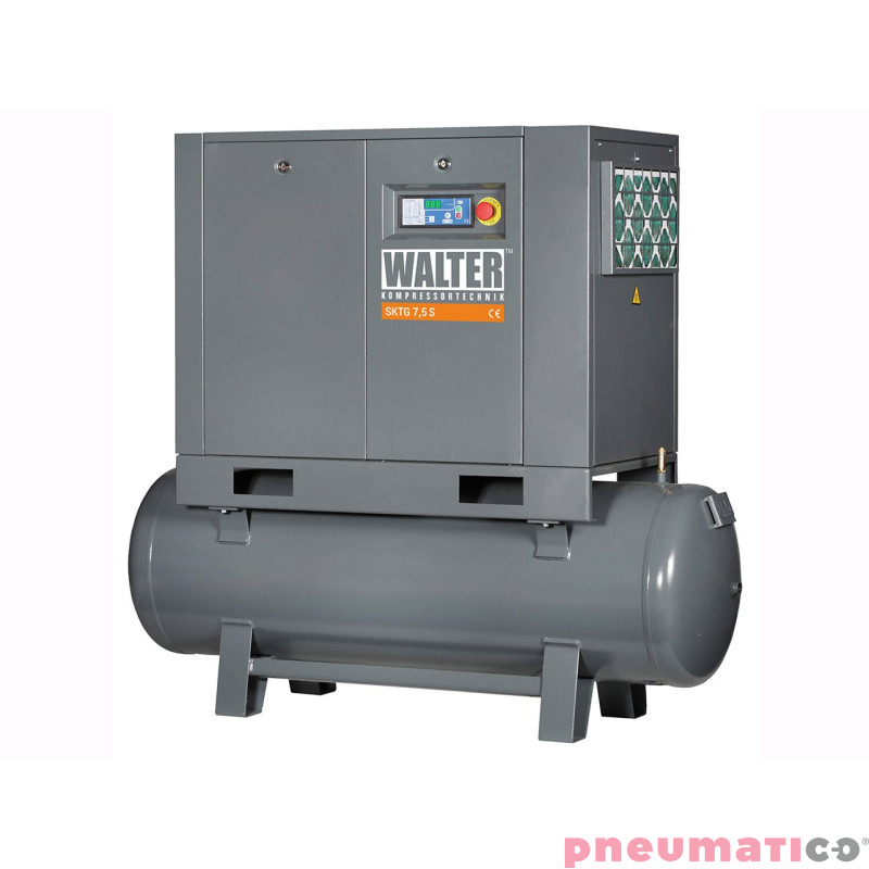 Kompresor śrubowy WALTER SKTG 75 [8/10/15 bar] 