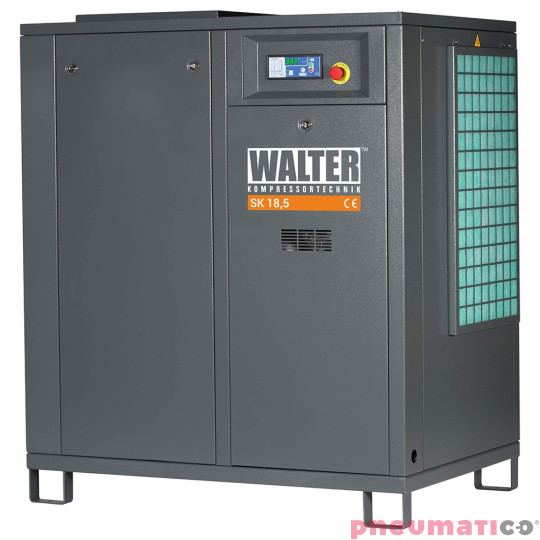 Sprężarka śrubowa WALTER SK 185 [8/10/15 bar] 