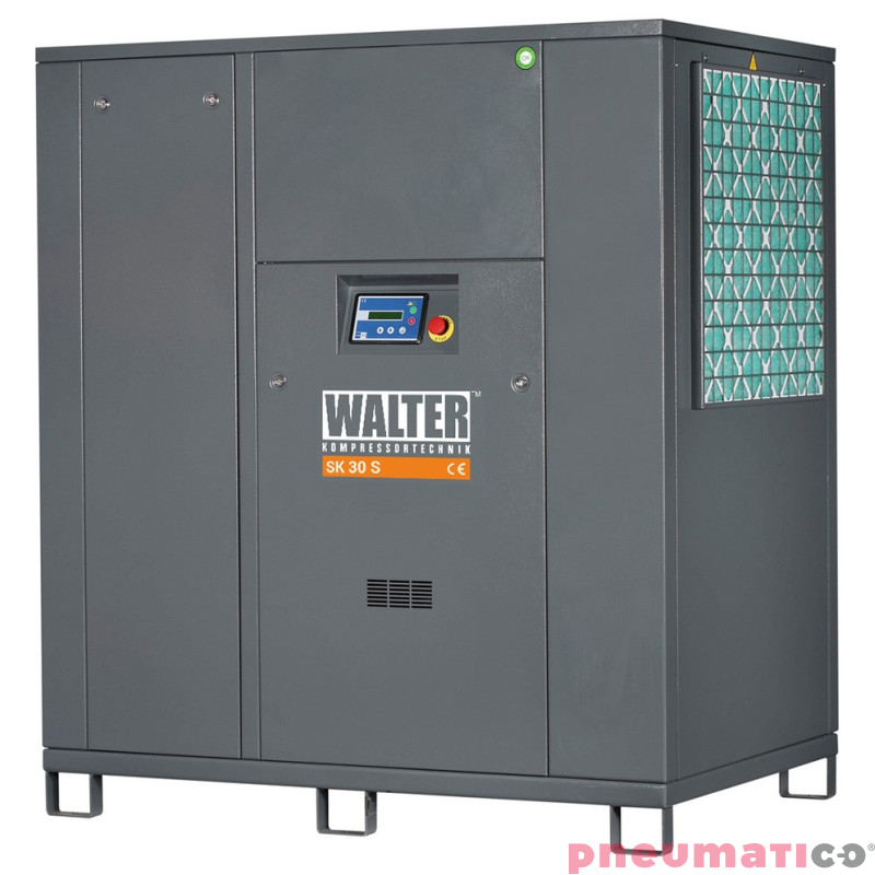 Sprężarka śrubowa WALTER SK 30 [8/10/15 bar] 