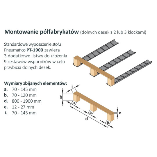 Stół paletowy PT-1900 Stół paletowy PT-1900