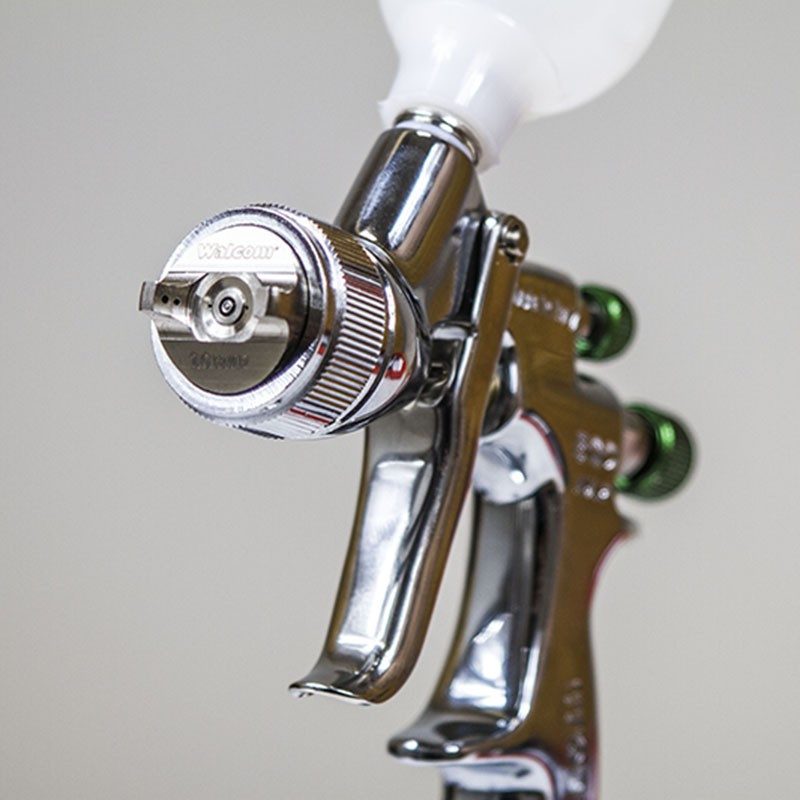 Pistolet lakierniczy WALCOM Genesi GEO z g&oacute;rnym zbiornikiem