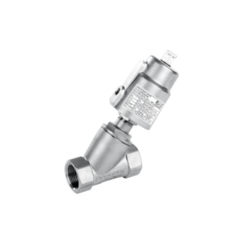 Zaw&oacute;r kątowy nierdzewny NC PAV032A Rectus 1 1/4"