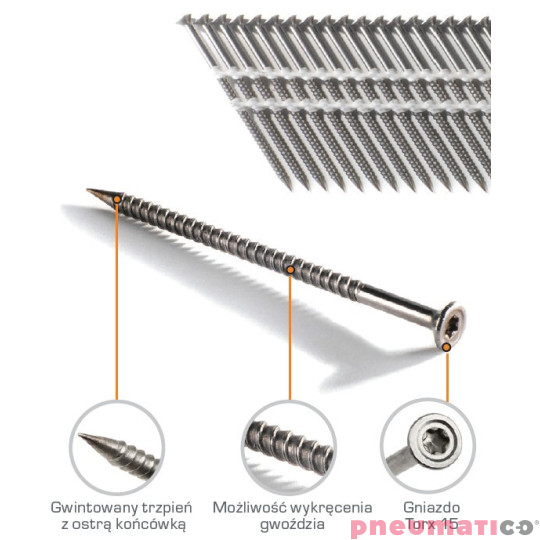 Gwoździe Paslode NFP 3.4/100 TAPE S IM90ci IM100ci 142069