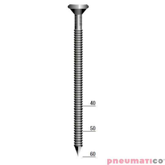 Gwoździe kotwowe karbowane galw. ANCHOR 4.0/40 RS 1op.- 1.250szt.