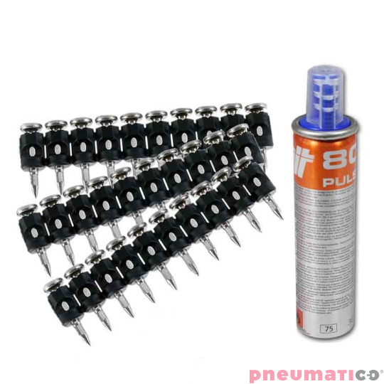 Gwoździe utwardzone do betonu i stali HC6-40 1op.-1000szt GAZ PULSA 700 Gwoździe utwardzone do betonu i stali HC6-40 1op.-1000szt GAZ PULSA 700