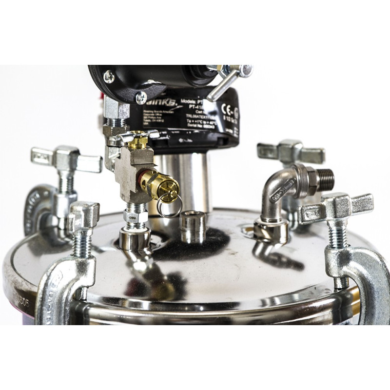 Zbiornik ciśnieniowy do natrysku 83Z-211 - 10L z mieszadłem pneumatycznym BINKS