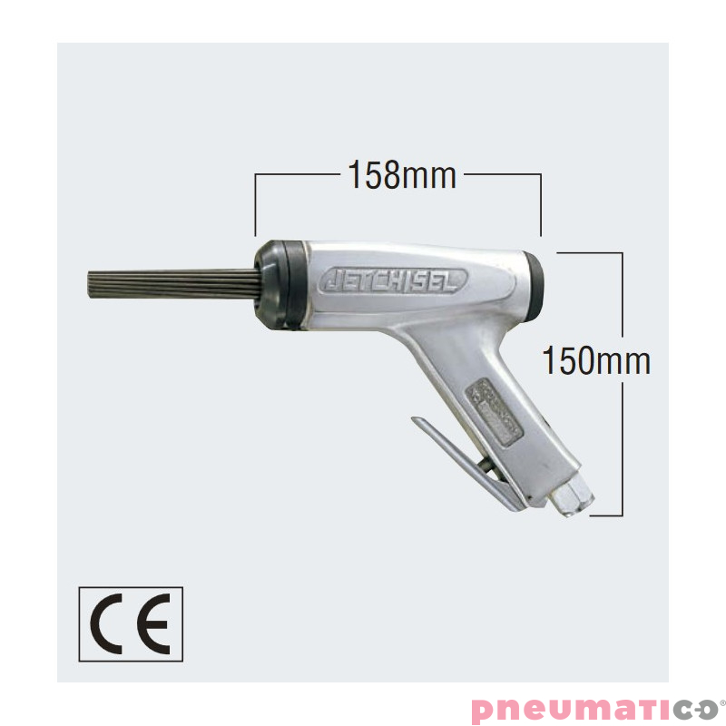 wymiary młotka igłowego NITTO KOHKI JC-16 wymiary młotka igłowego NITTO KOHKI JC-16